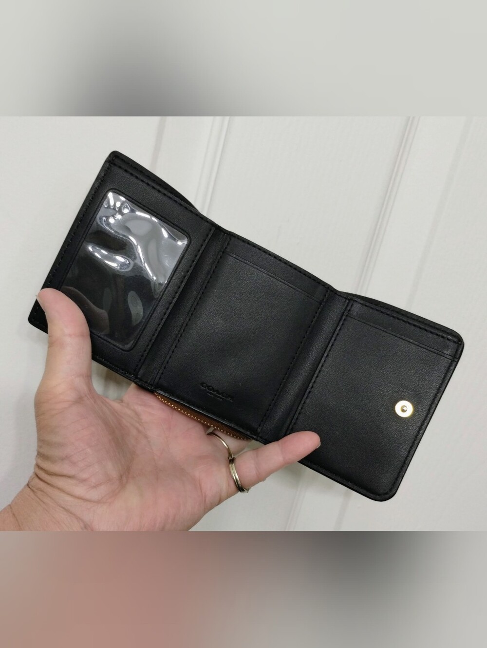 Coach Riveted Compact Wallet - Picture 7 of 8